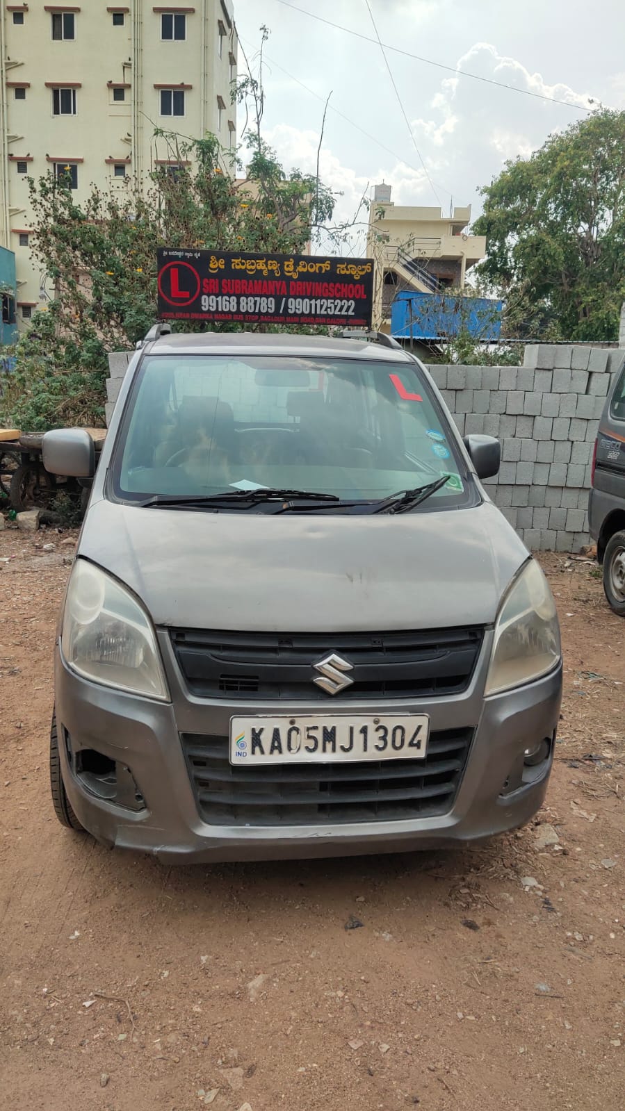 Sri Subramanya learner car front